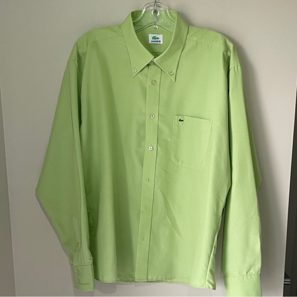 Lacoste Men's Light Green Casual Shirt